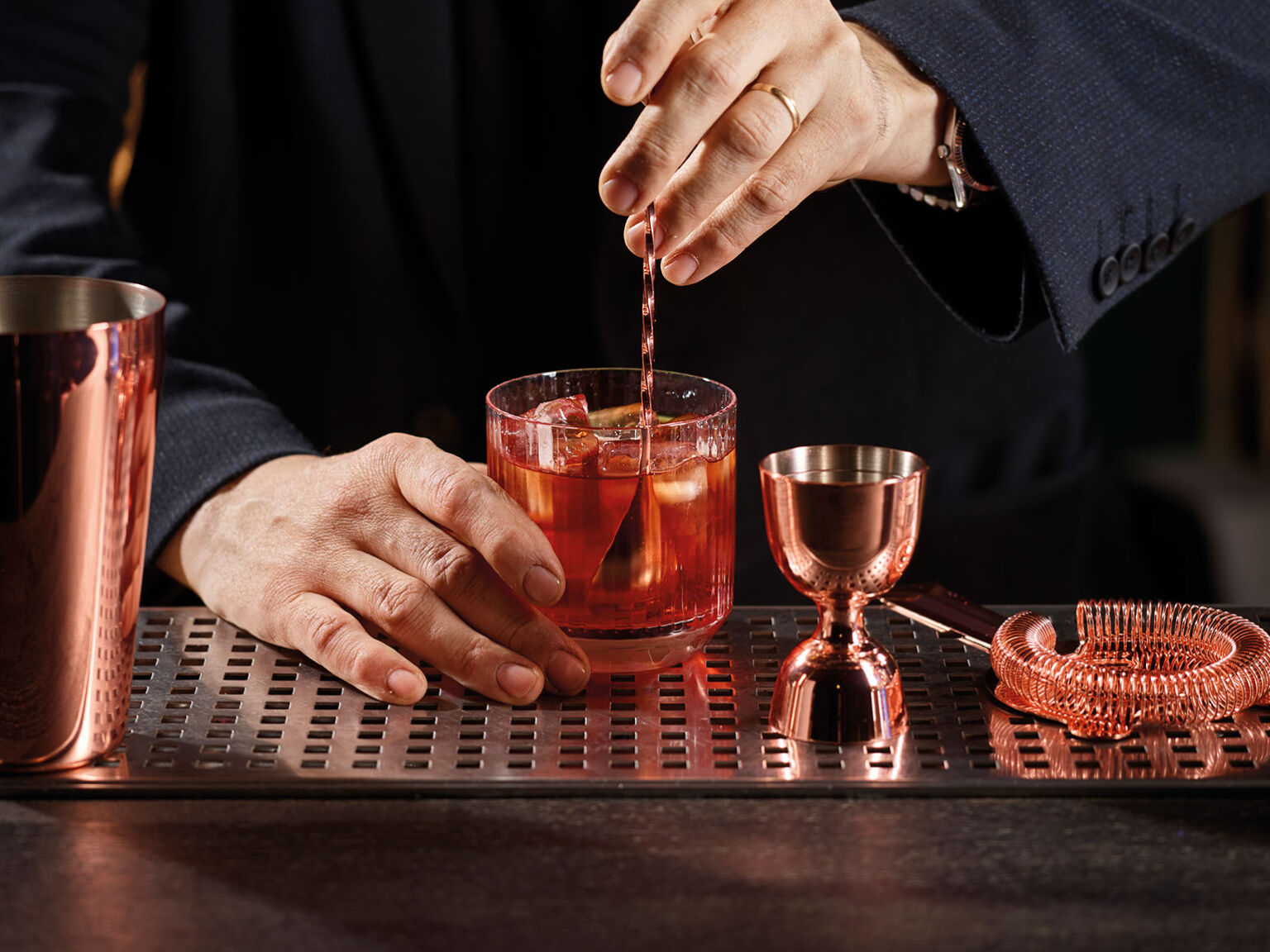 Kit per barman in acciaio inox con set per cocktail - Cina Kit